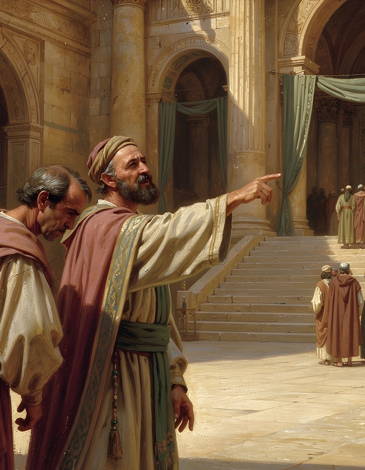Painting from the Gospel of John