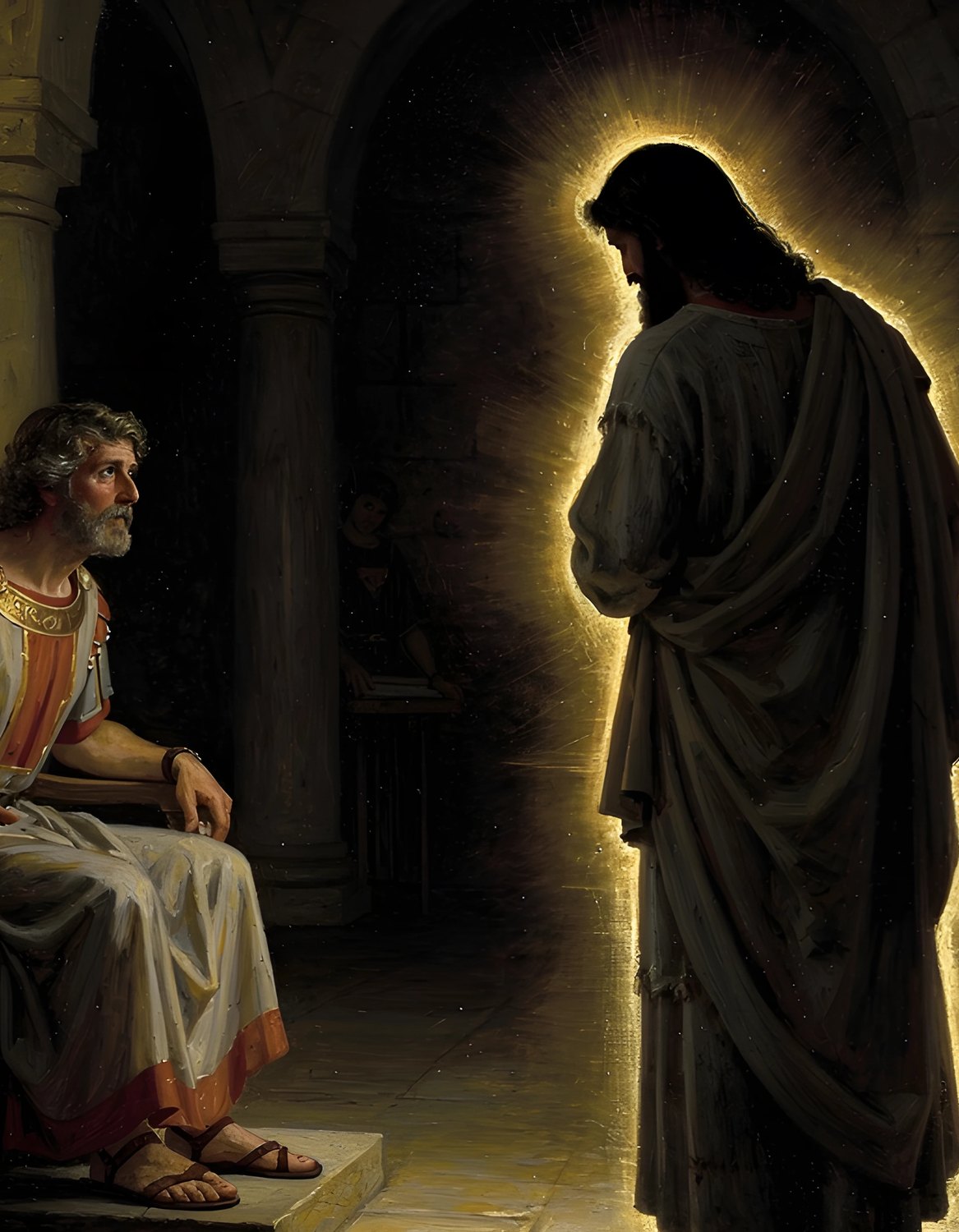 Painting from the Gospel of John