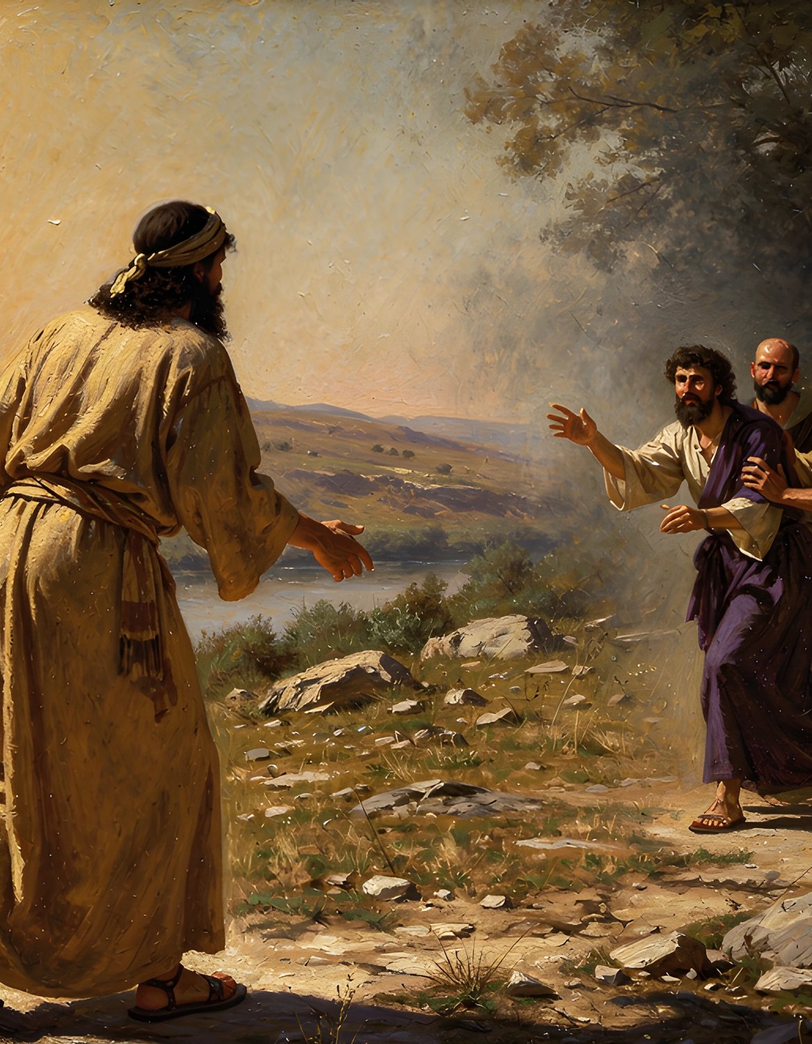 Painting from the Gospel of John