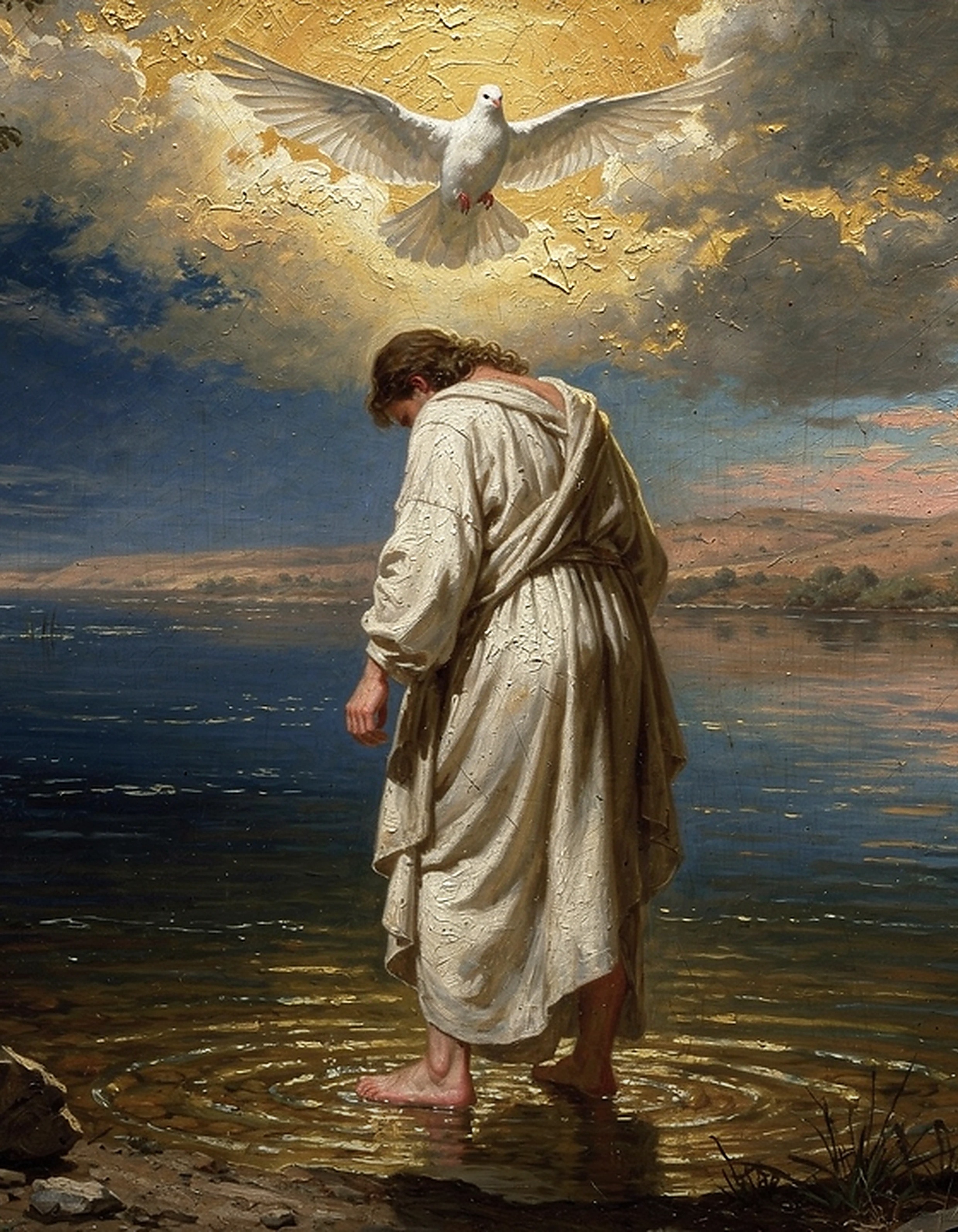 The baptism of Jesus