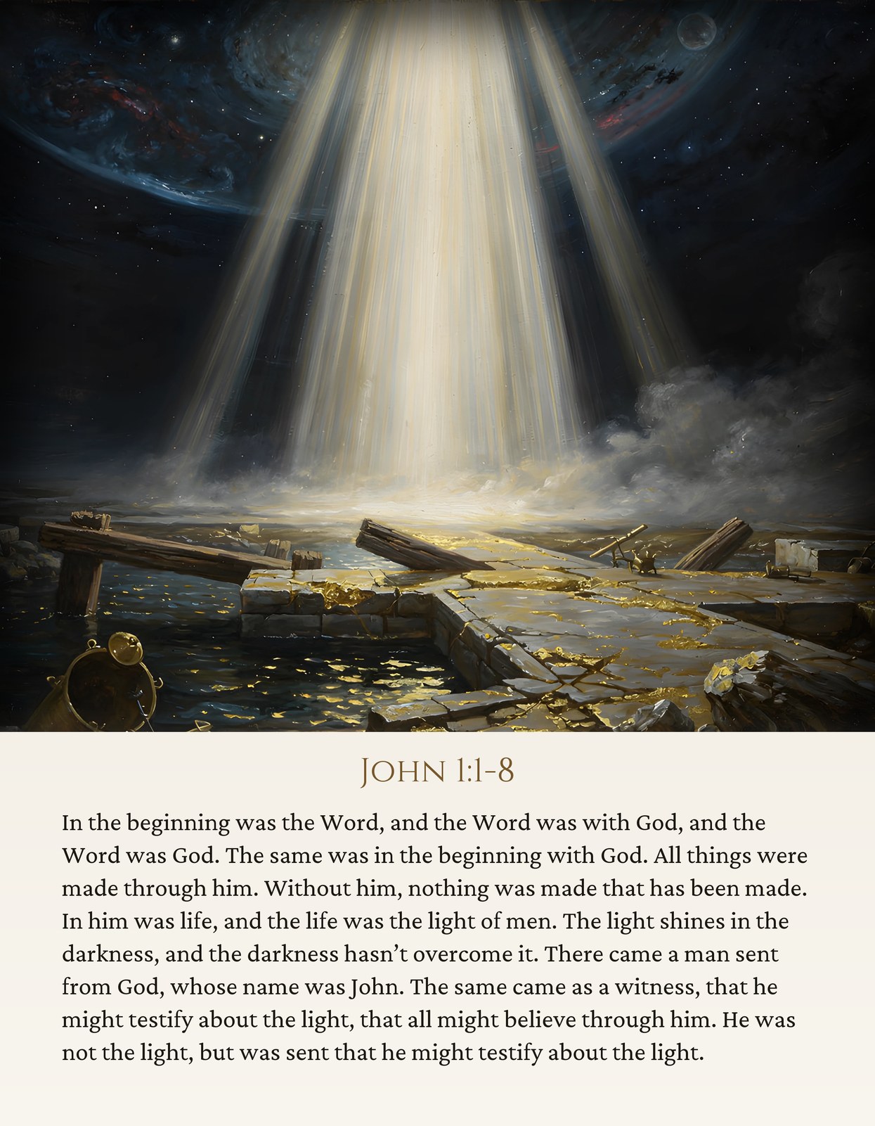Page from the Gospel of John