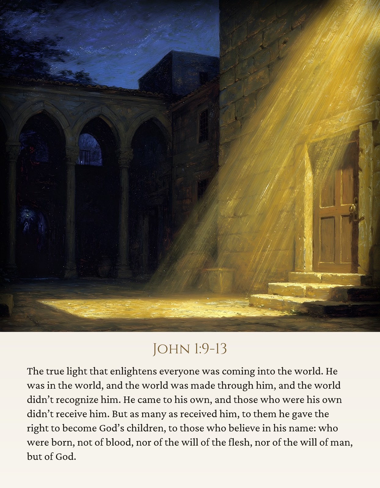 Page from the Gospel of John