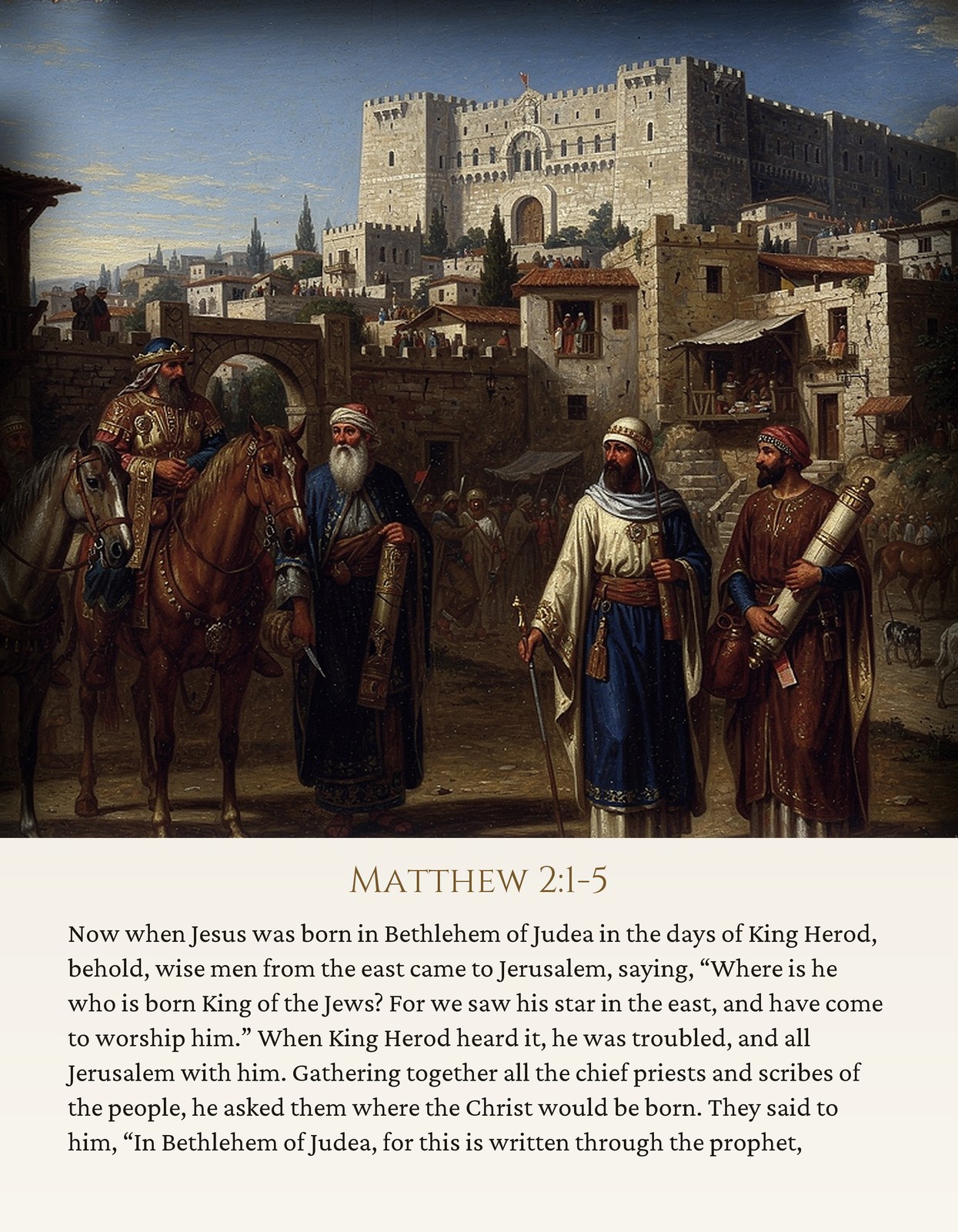 Page from the Gospel of Matthew