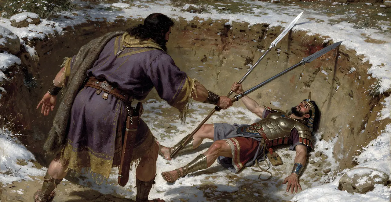 1 Chronicles 11:22-24 — 1 Chronicles, oil painting · TruthPrints