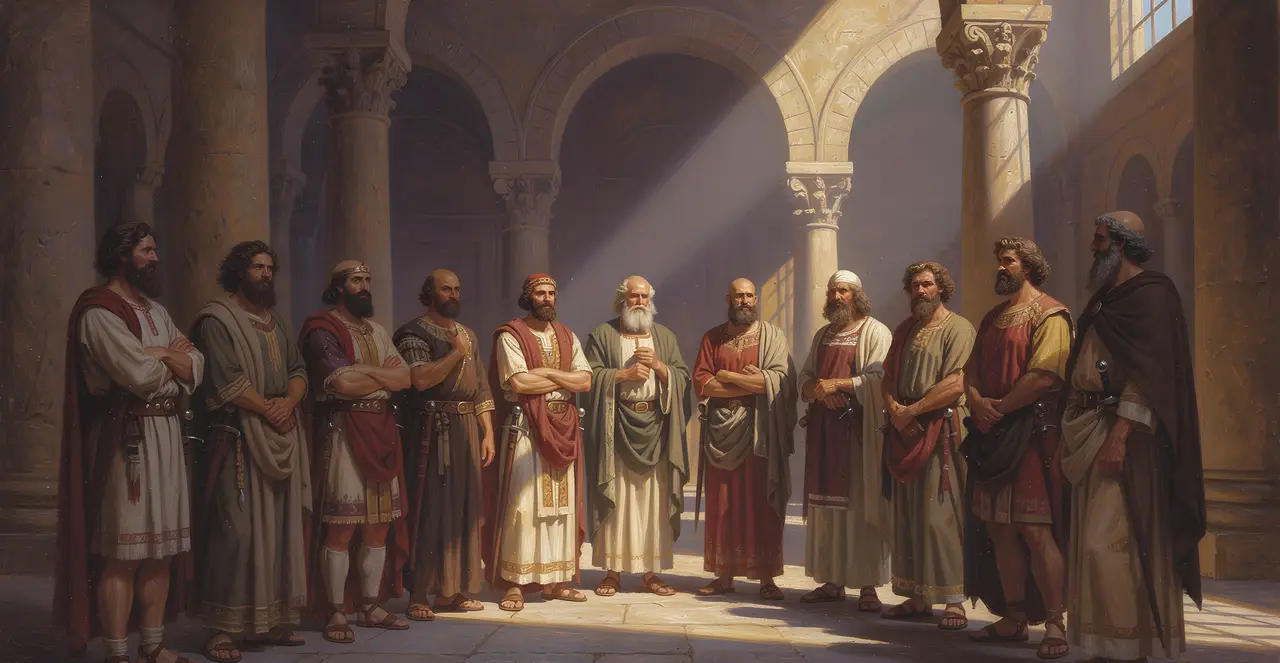 1 Chronicles 11:44-47 — 1 Chronicles, oil painting · TruthPrints