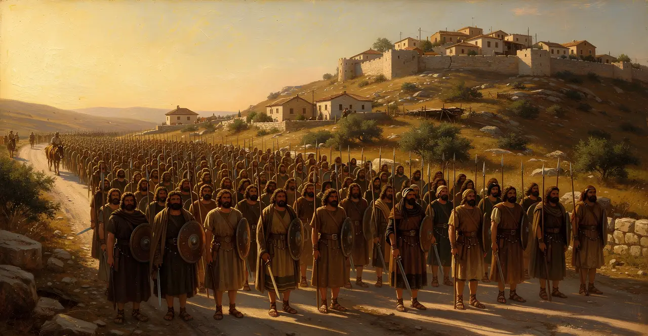 1 Chronicles 12:36-38 — 1 Chronicles, oil painting · TruthPrints