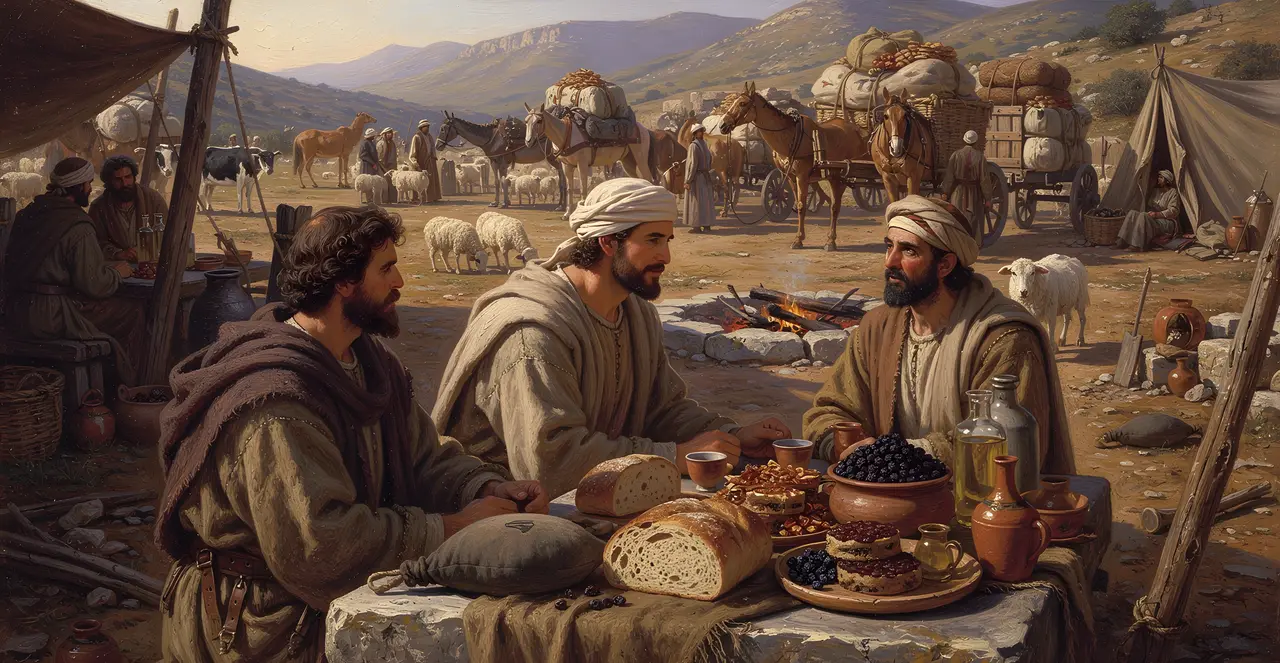 1 Chronicles 12:39-40 — 1 Chronicles, oil painting · TruthPrints