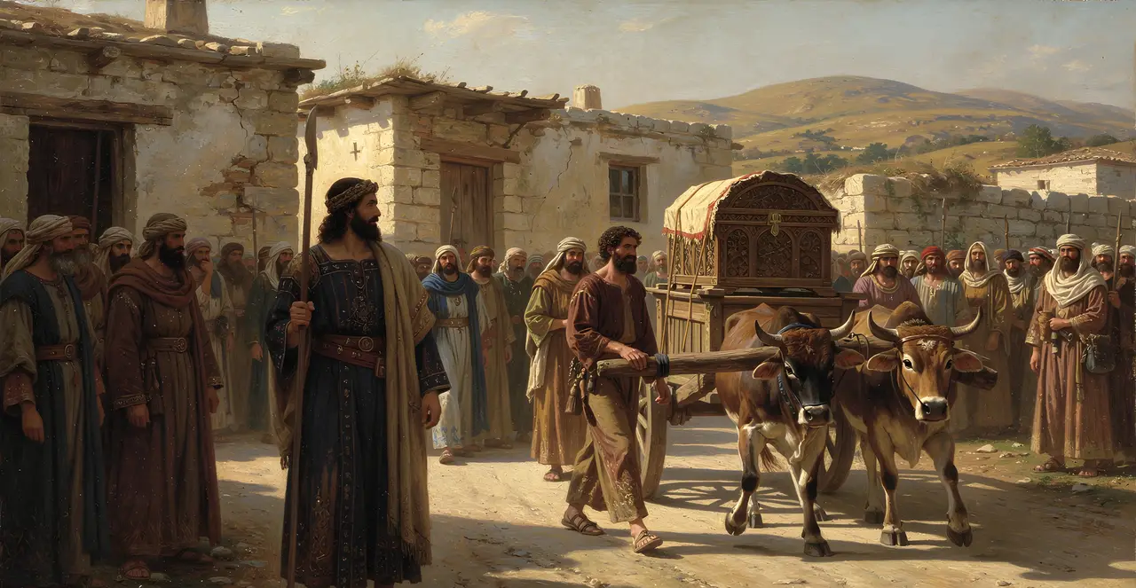 1 Chronicles 13:4-7 — 1 Chronicles, oil painting · TruthPrints