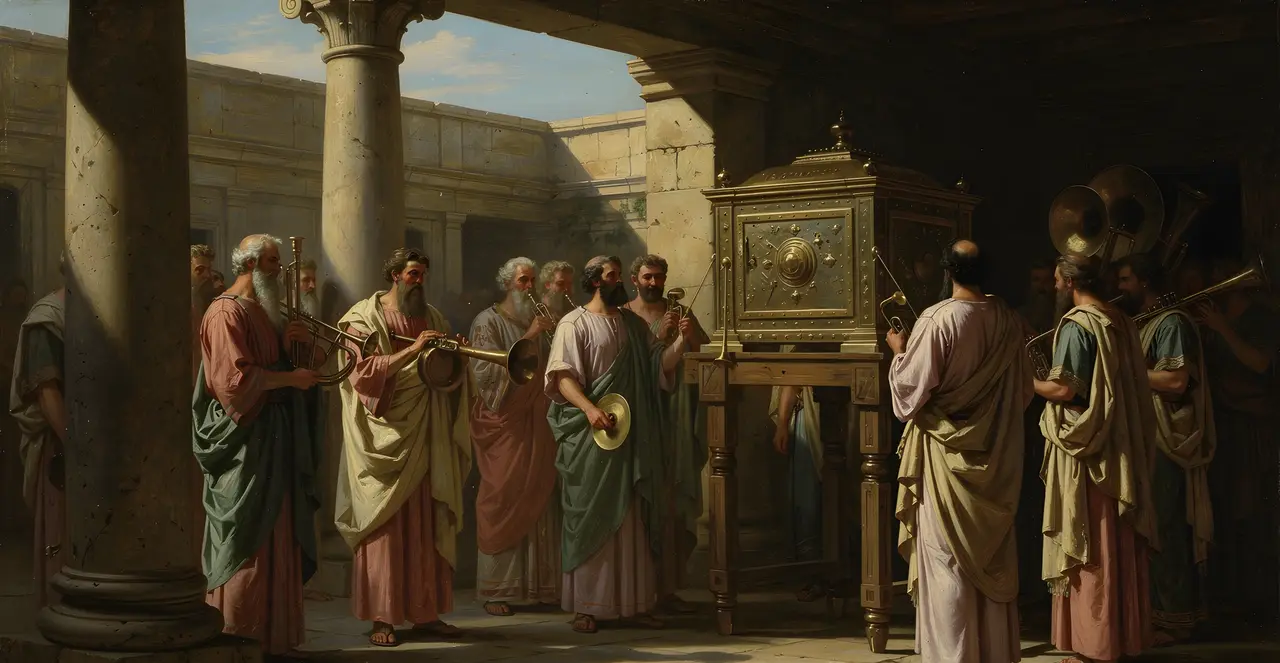 1 Chronicles 15:18-23 — 1 Chronicles, oil painting · TruthPrints