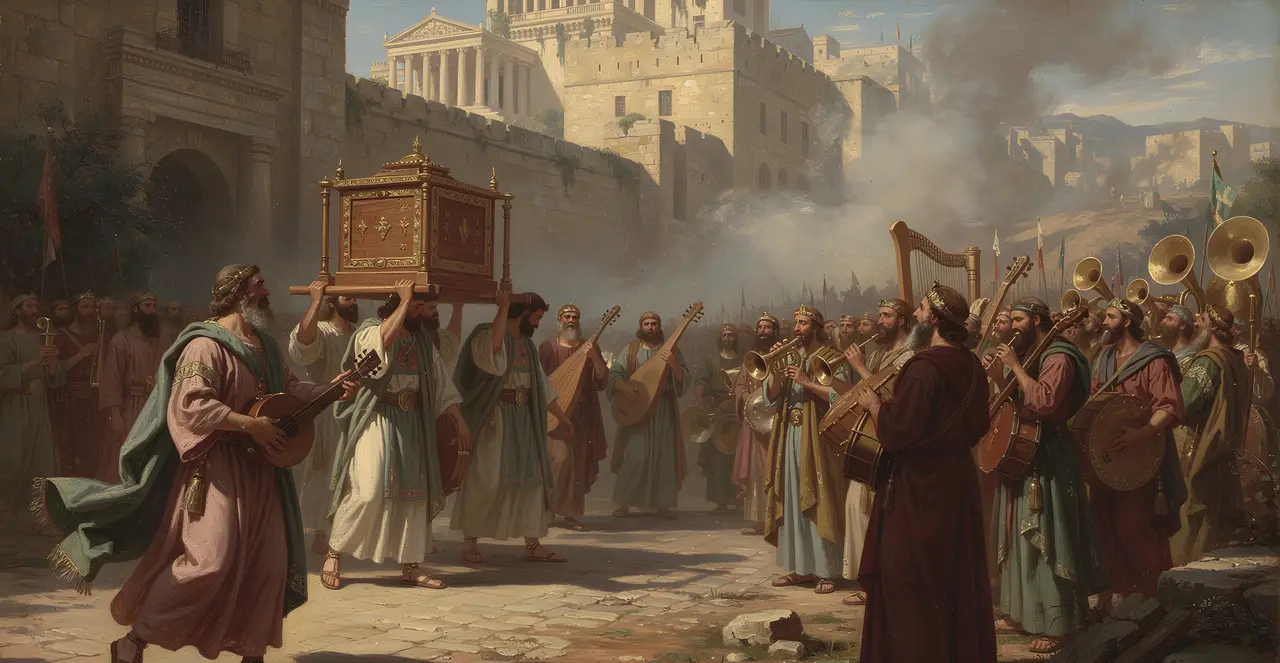 1 Chronicles 15:27-29 — 1 Chronicles, oil painting · TruthPrints