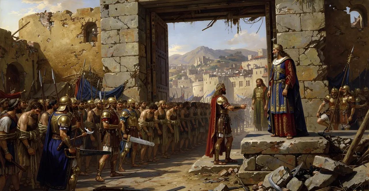 1 Chronicles 20:3-5 — 1 Chronicles, oil painting · TruthPrints