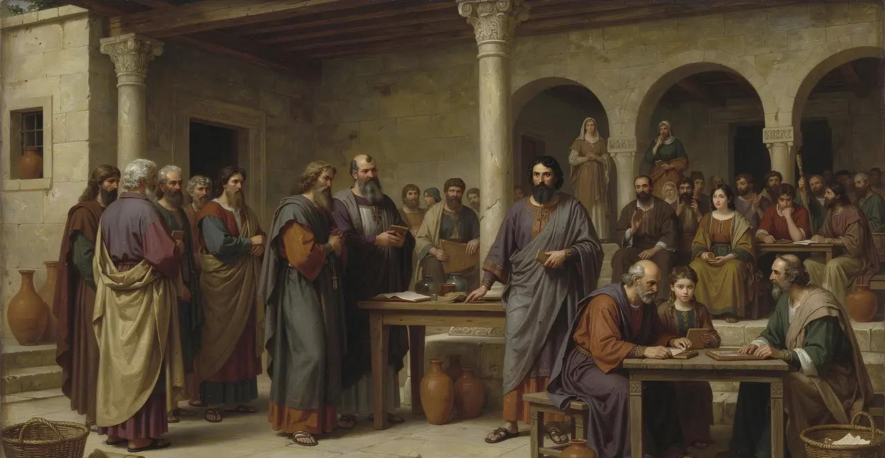 1 Chronicles 23:19-23 — 1 Chronicles, oil painting · TruthPrints