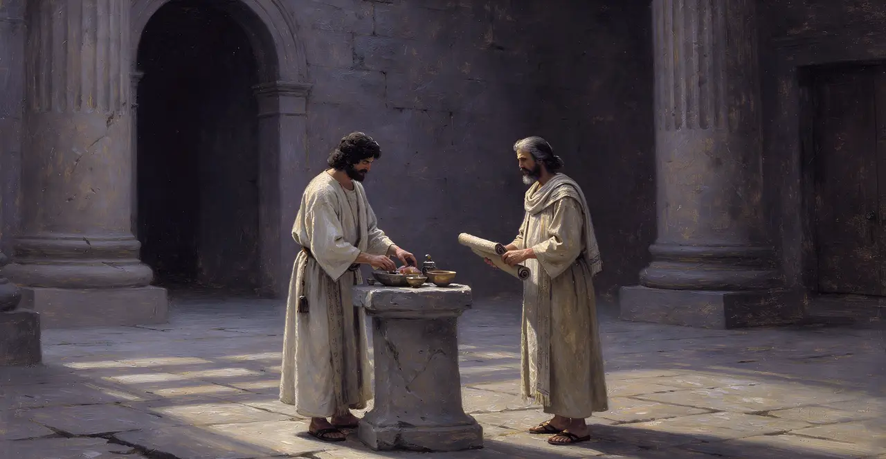 1 Chronicles 23:28-30 — 1 Chronicles, oil painting · TruthPrints