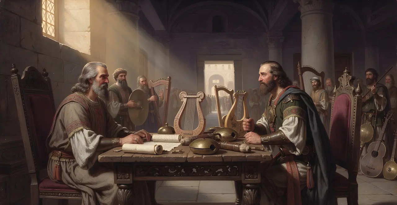 1 Chronicles 25:1-3 — 1 Chronicles, oil painting · TruthPrints
