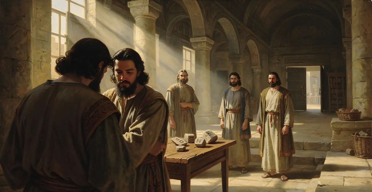 1 Chronicles 26:12-16 — 1 Chronicles, oil painting · TruthPrints