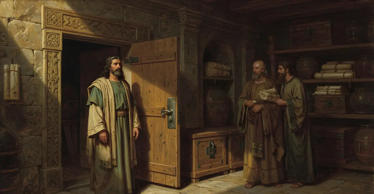 1 Chronicles 26:17-22 — 1 Chronicles, oil painting · TruthPrints