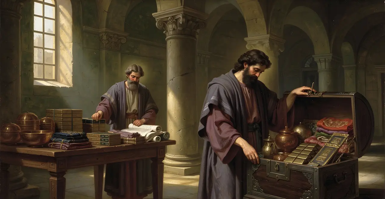 1 Chronicles 26:23-27 — 1 Chronicles, oil painting · TruthPrints