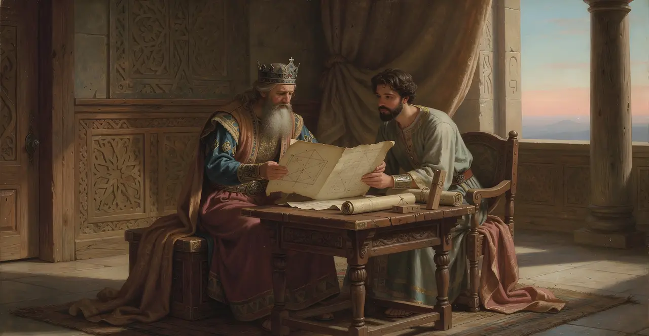 1 Chronicles 28:11-13 — 1 Chronicles, oil painting · TruthPrints
