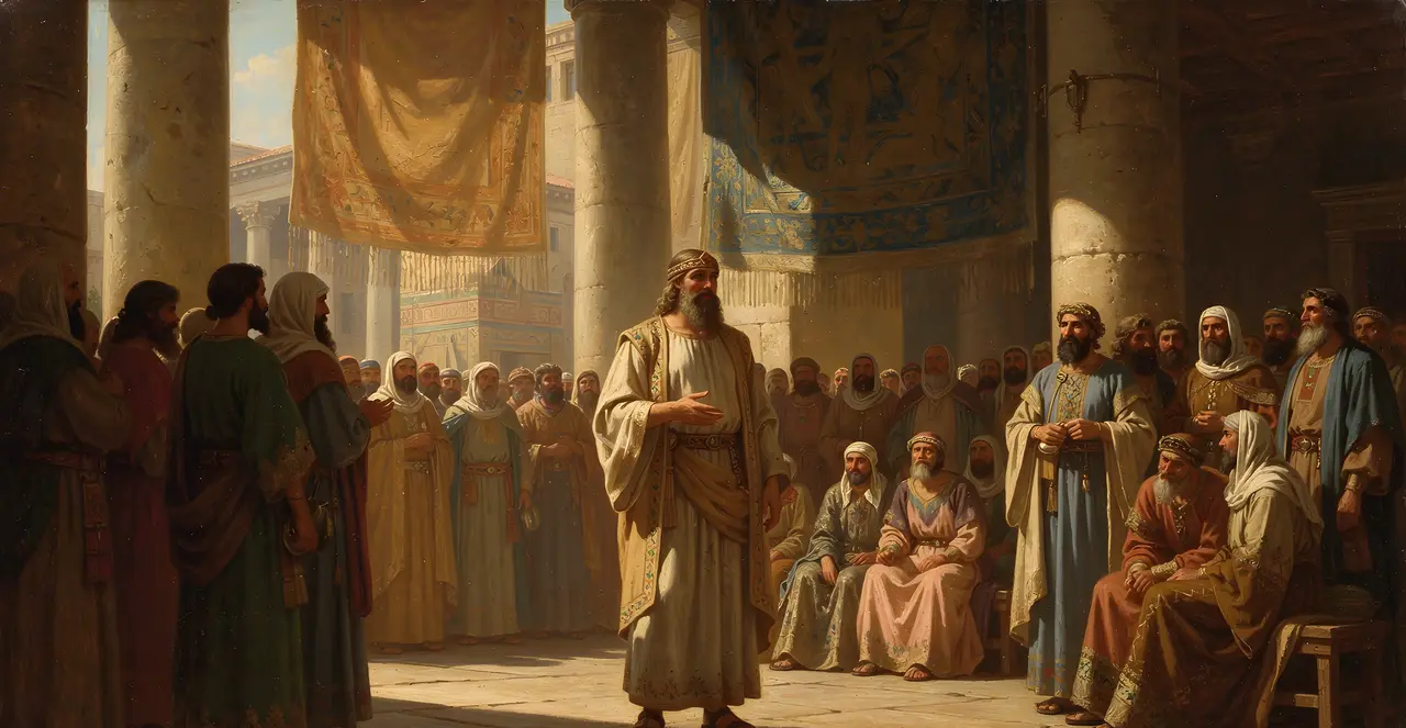 1 Chronicles 28:2-3 — 1 Chronicles, oil painting · TruthPrints