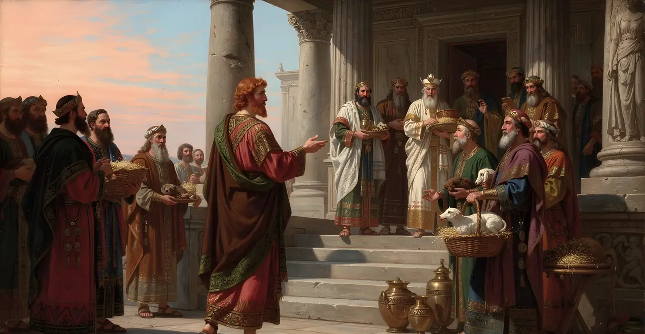 1 Chronicles 29:14-16 — 1 Chronicles, oil painting · TruthPrints