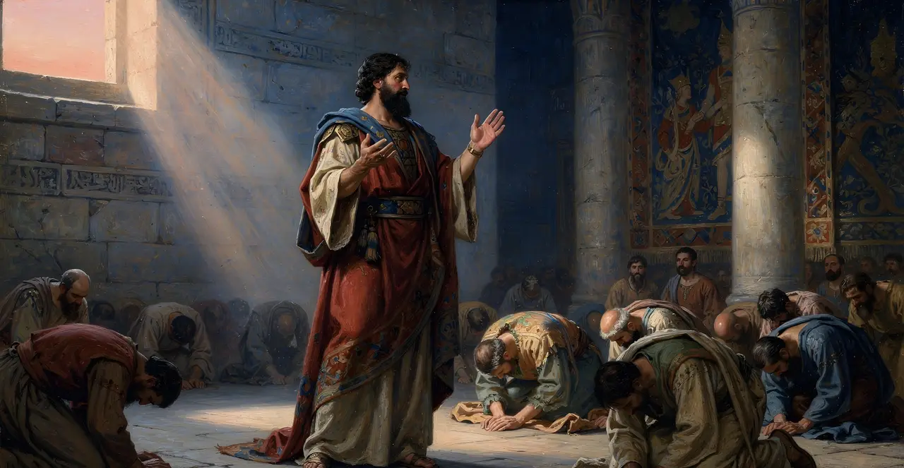 1 Chronicles 29:19-20 — 1 Chronicles, oil painting · TruthPrints