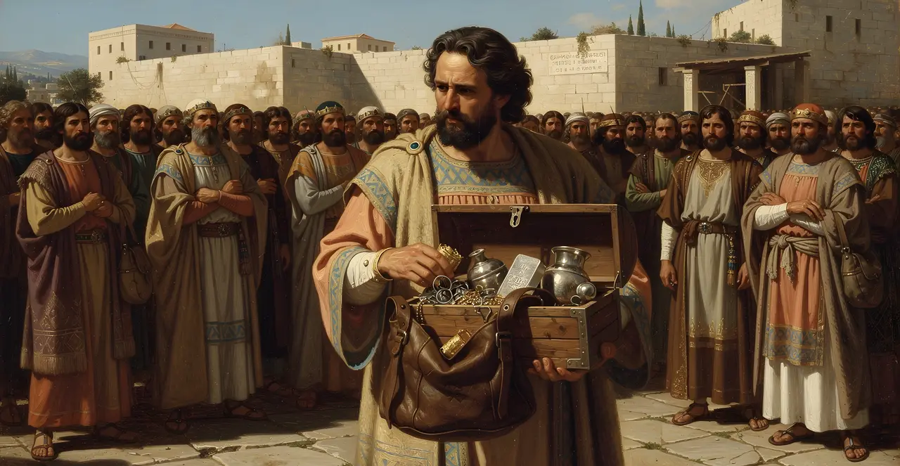 1 Chronicles 29:3-4 — 1 Chronicles, oil painting · TruthPrints
