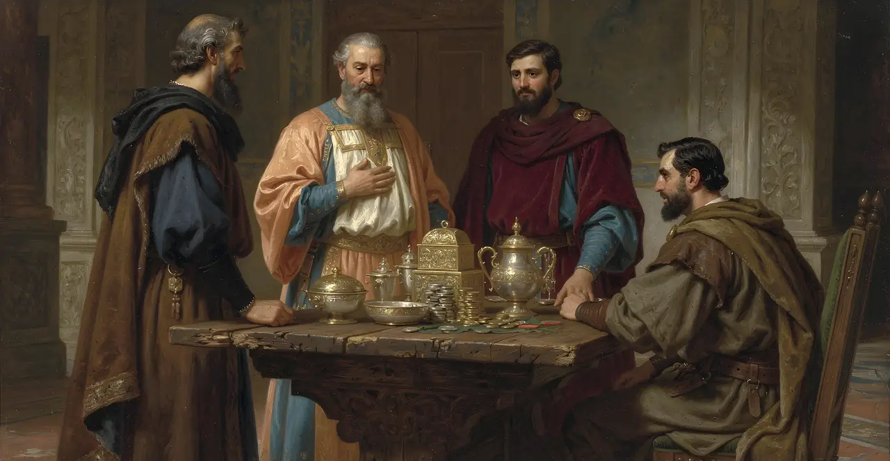 1 Chronicles 29:5-7 — 1 Chronicles, oil painting · TruthPrints