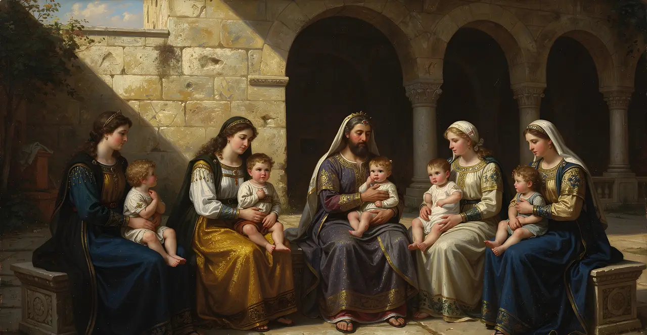 1 Chronicles 3:1-7 — 1 Chronicles, oil painting · TruthPrints