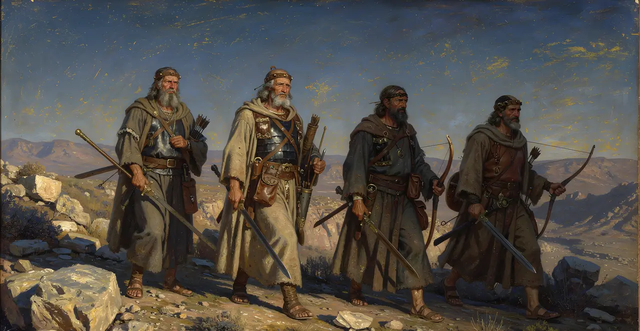 1 Chronicles 4:41-43 — 1 Chronicles, oil painting · TruthPrints