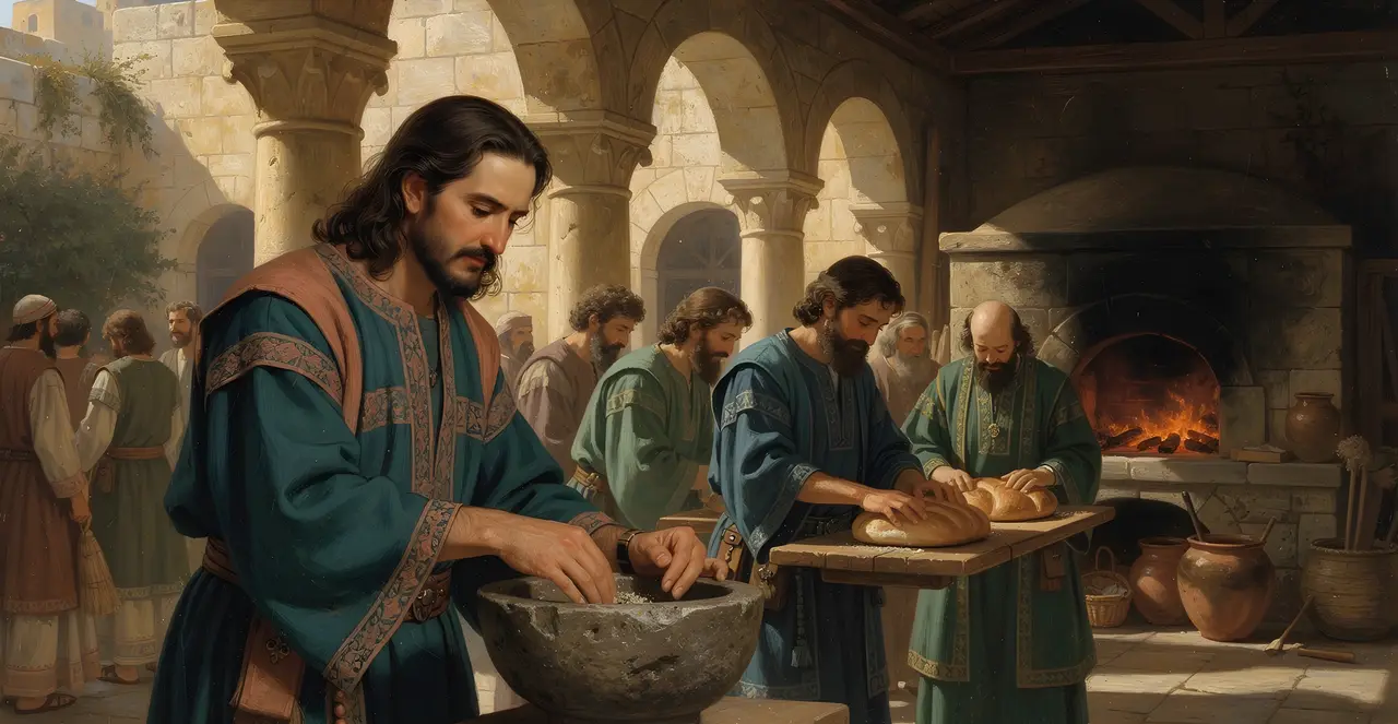 1 Chronicles 9:30-34 — 1 Chronicles, oil painting · TruthPrints