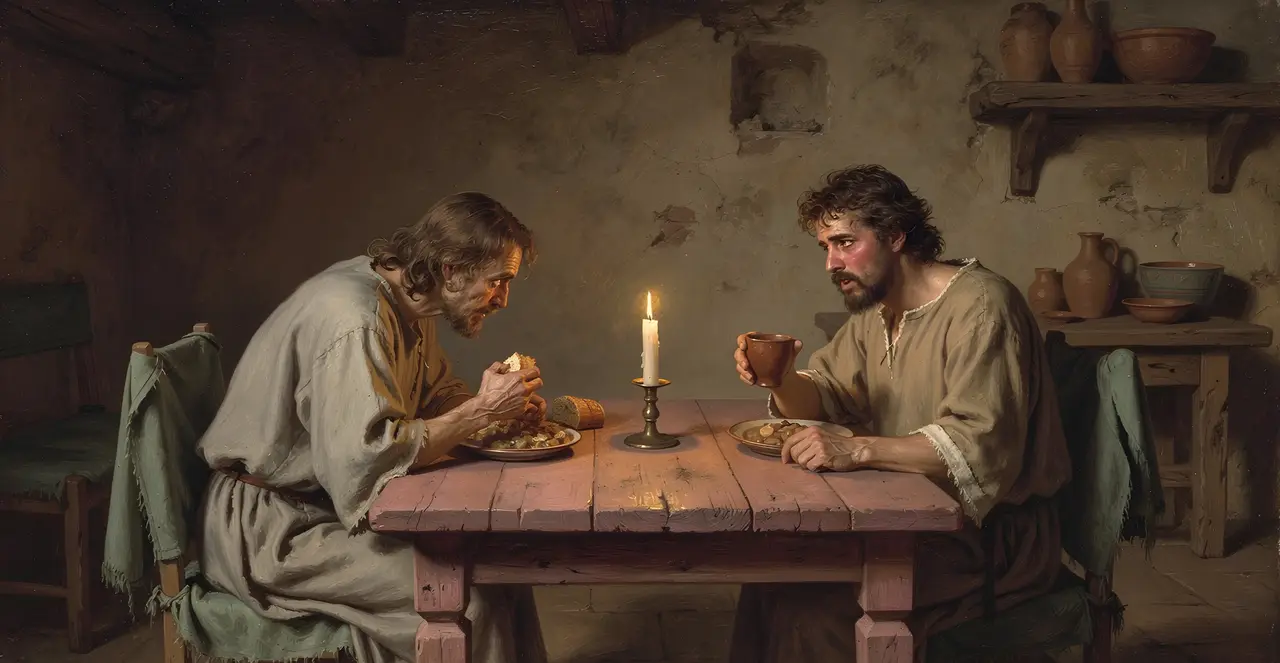 1 Corinthians 11:21-23 — 1 Corinthians, oil painting · TruthPrints