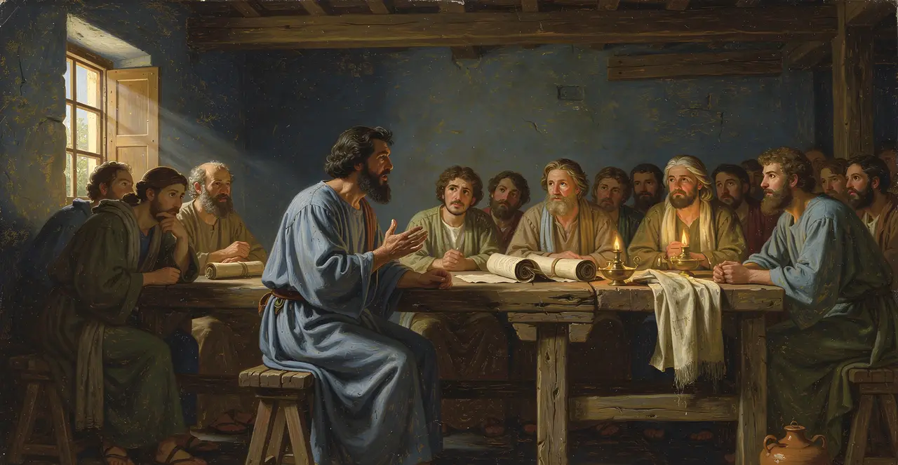 1 John 1:1-4 — 1 John, oil painting · TruthPrints