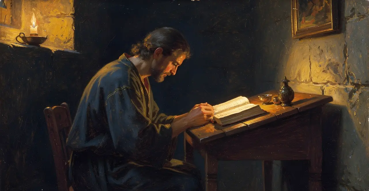 1 John 1:9-10 — 1 John, oil painting · TruthPrints