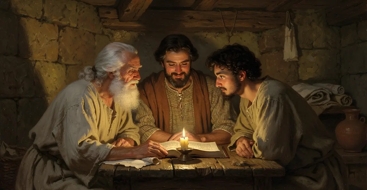 1 John 2:10-13 — 1 John, oil painting · TruthPrints