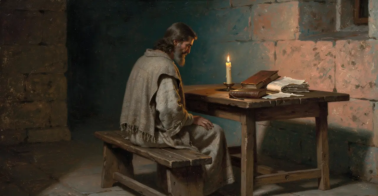 1 John 2:27-29 — 1 John, oil painting · TruthPrints