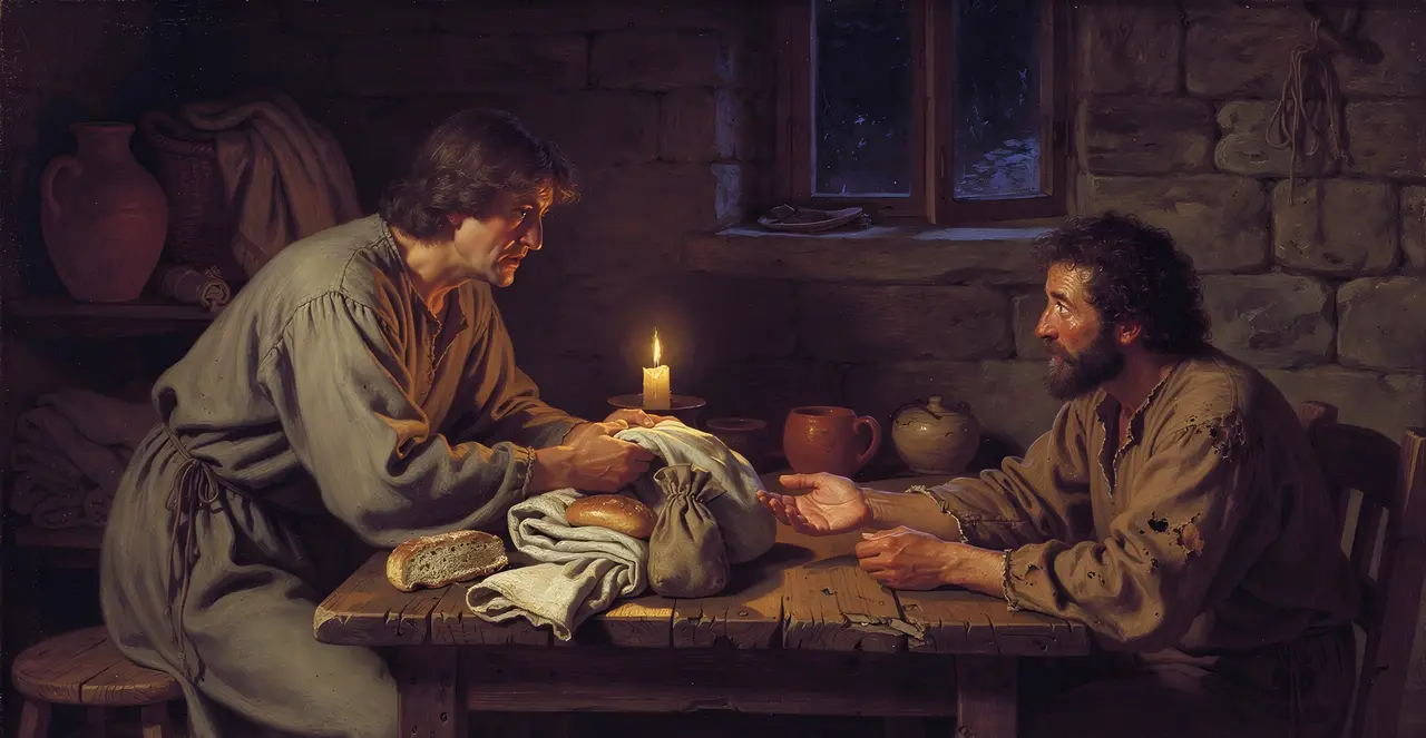 1 John 3:15-19 — 1 John, oil painting · TruthPrints