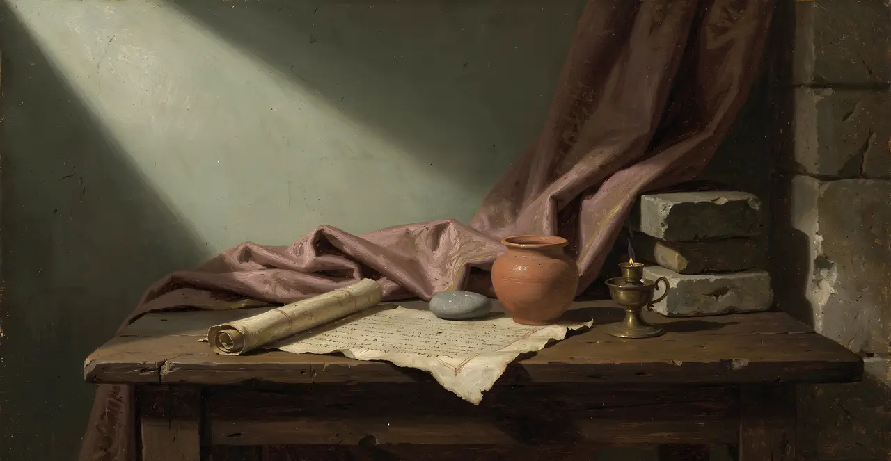 1 John 3:20-24 — 1 John, oil painting · TruthPrints