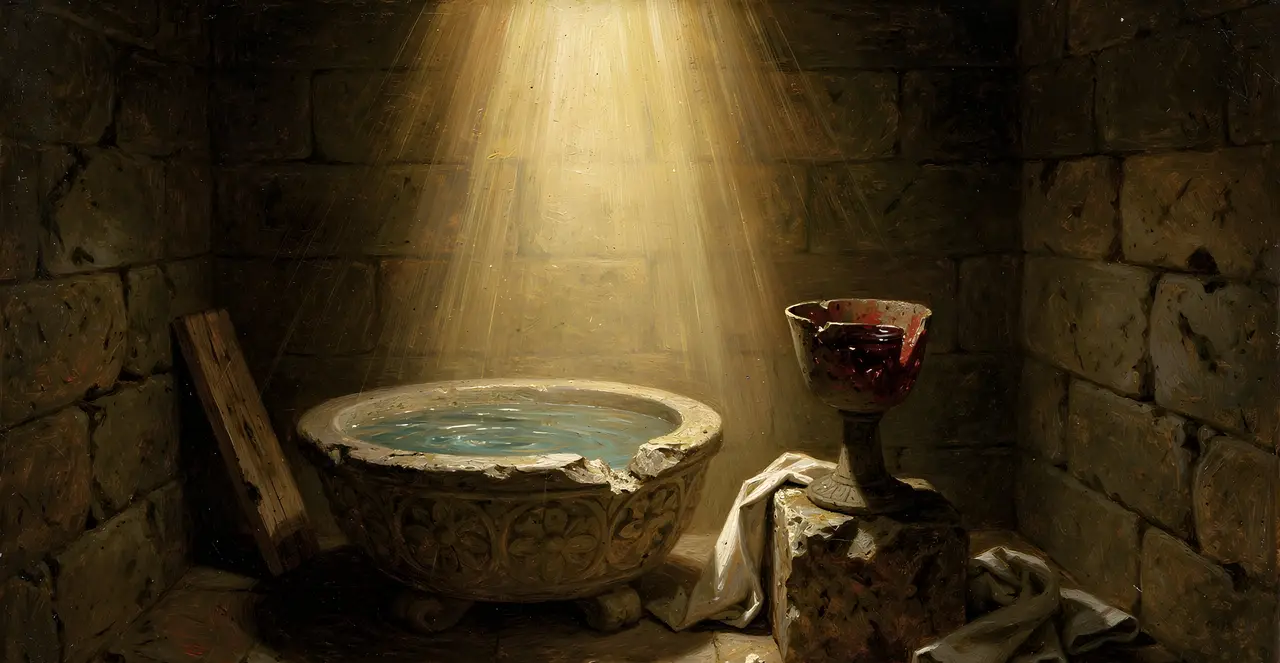 1 John 5:6-9 — 1 John, oil painting · TruthPrints