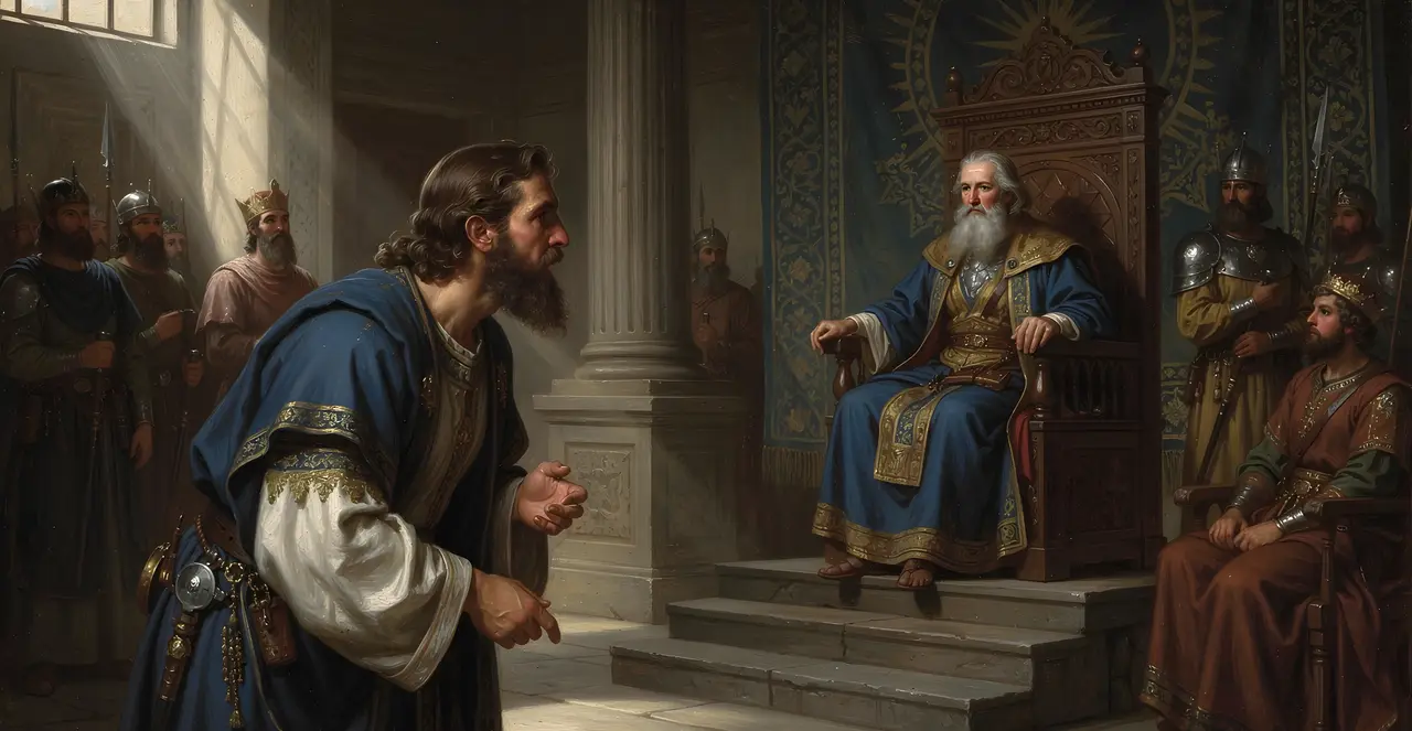 1 Kings 1:24-26 — 1 Kings, oil painting · TruthPrints