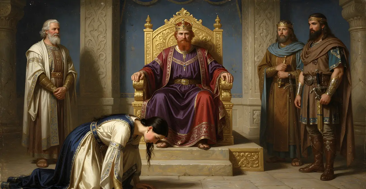 1 Kings 1:31-34 — 1 Kings, oil painting · TruthPrints