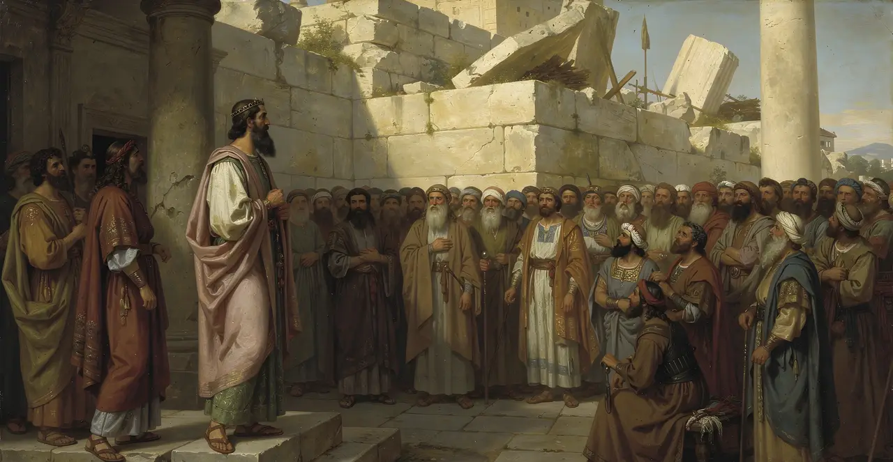 1 Kings 12:1-4 — 1 Kings, oil painting · TruthPrints
