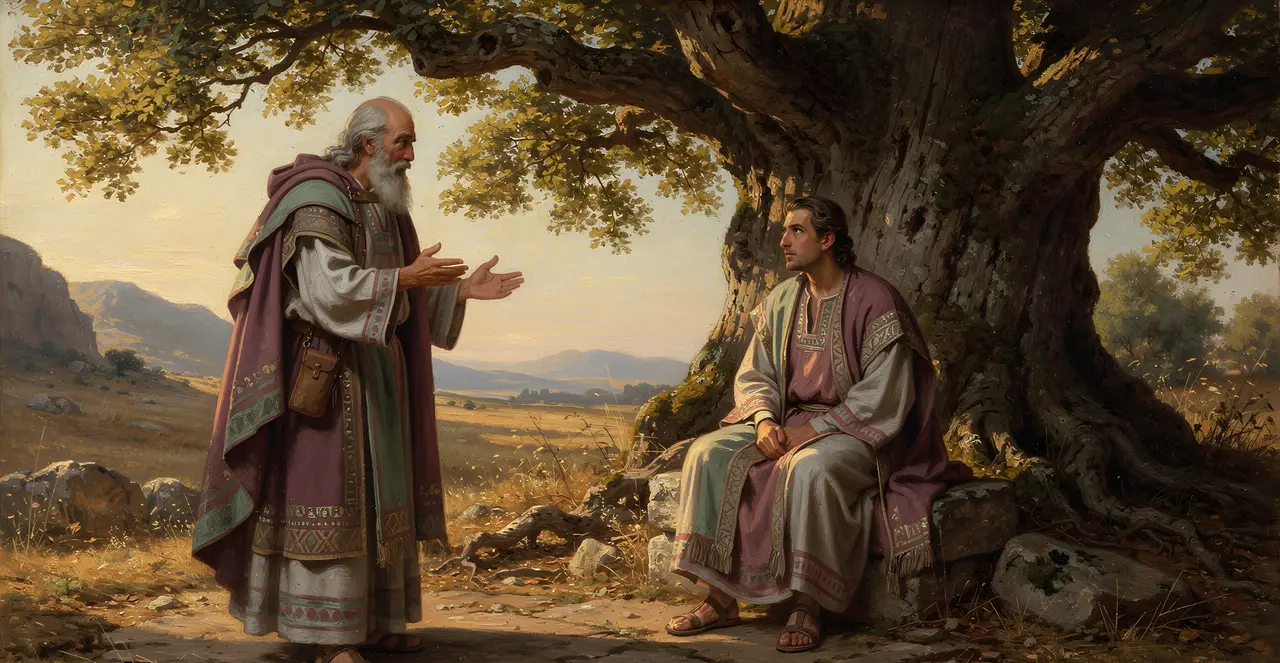 1 Kings 13:14-17 — 1 Kings, oil painting · TruthPrints
