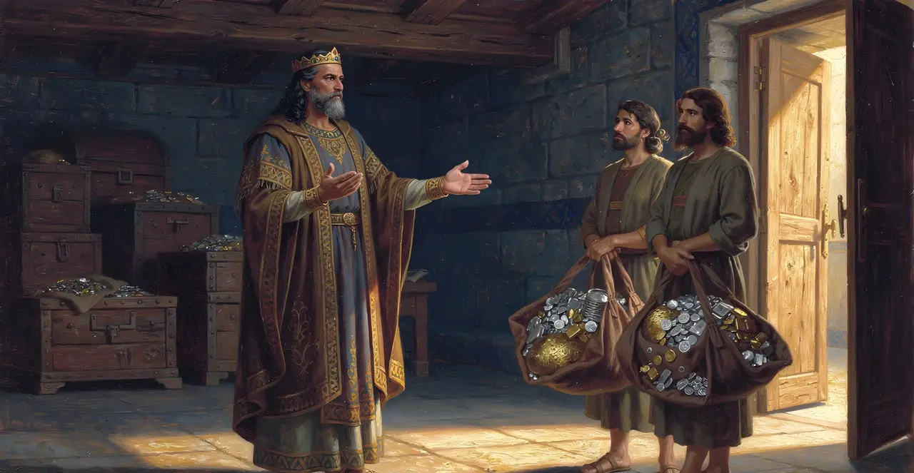 1 Kings 15:18-19 — 1 Kings, oil painting · TruthPrints
