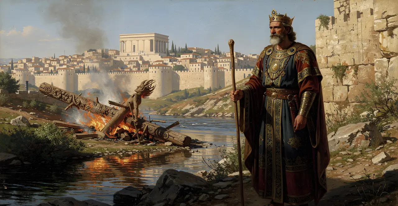 1 Kings 15:9-13 — 1 Kings, oil painting · TruthPrints