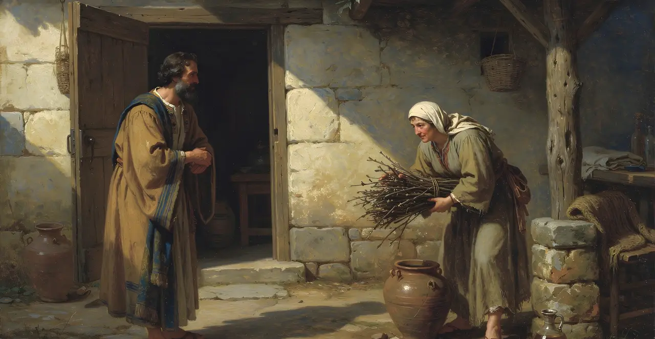 1 Kings 17:11-12 — 1 Kings, oil painting · TruthPrints
