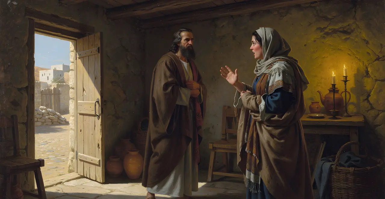 1 Kings 17:16-18 — 1 Kings, oil painting · TruthPrints