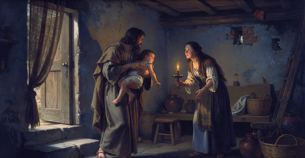 1 Kings 17:23-24 — 1 Kings, oil painting · TruthPrints