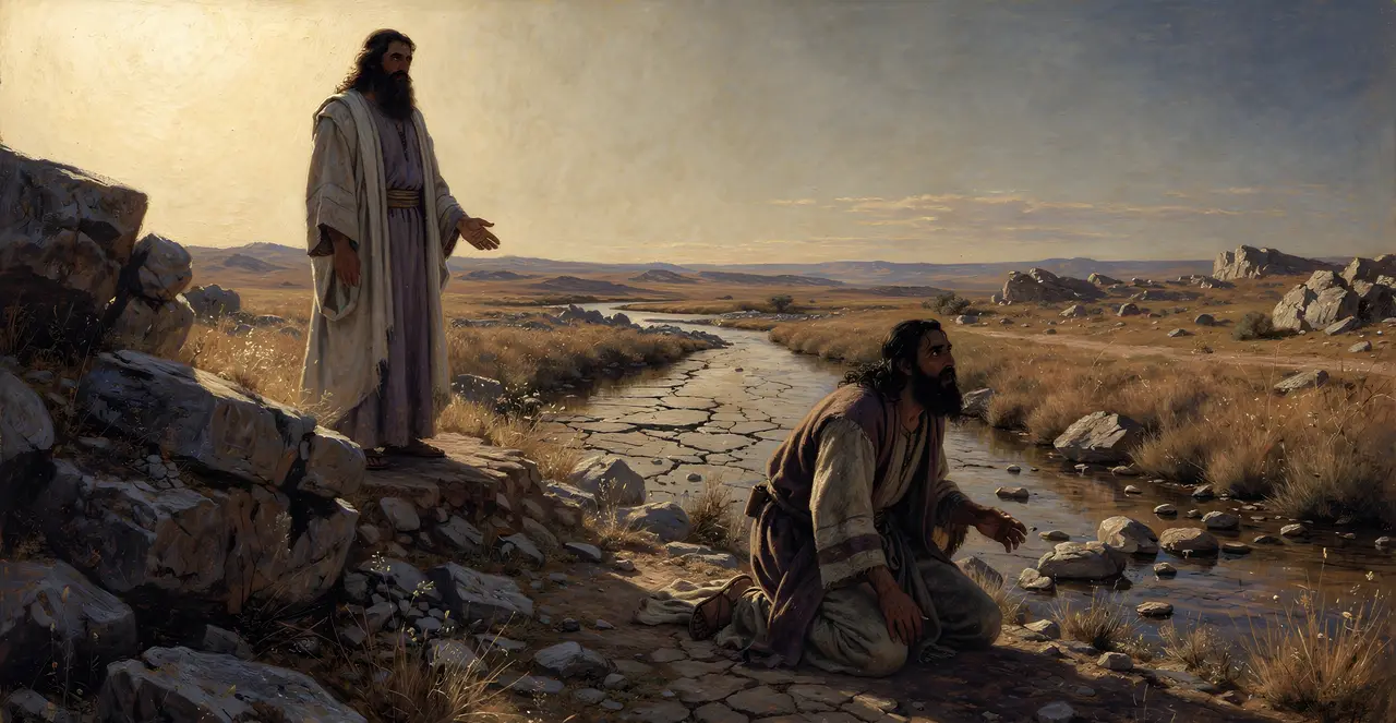 1 Kings 18:5-8 — 1 Kings, oil painting · TruthPrints