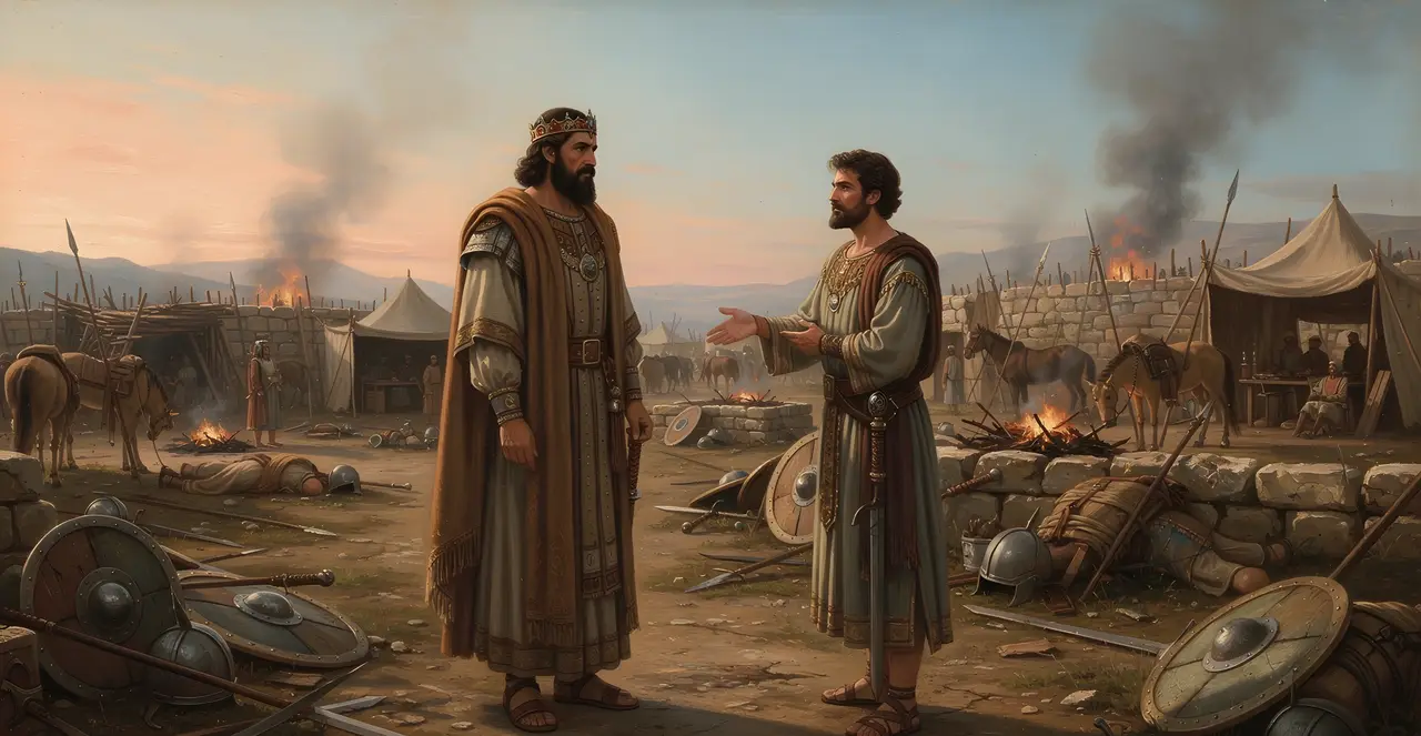 1 Kings 20:39-40 — 1 Kings, oil painting · TruthPrints