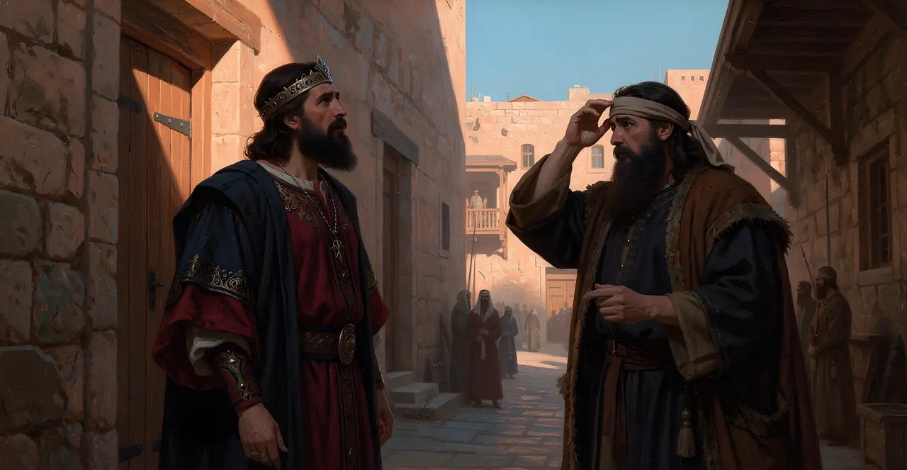 1 Kings 20:41-43 — 1 Kings, oil painting · TruthPrints